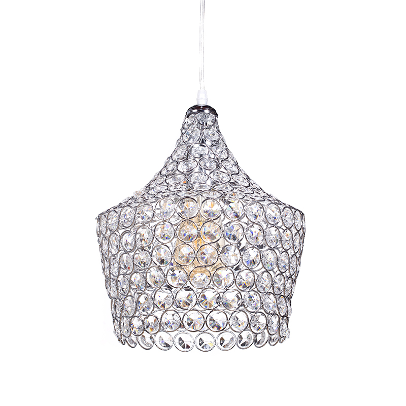 Artekko Artekko Crystal Φωτιστικό Μεταλλικό με Διάφανα Κρύσταλλα (25x25x35)cm 023-3075