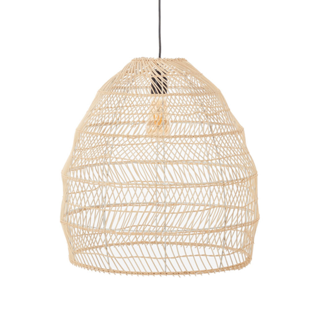 Artekko Artekko Bamboo Φωτιστικό Οροφής Μονόφωτο (Ε27) Φυσική Απόχρωση (50x50x50)cm 023-3362
