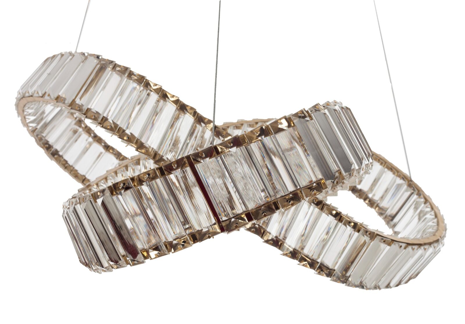 Artekko Artekko Iron Φωτιστικό Οροφής LED Χρυσό Μεταλλικό με Κρύσταλλα (60x60x30)cm 9w 3000K 023-3367