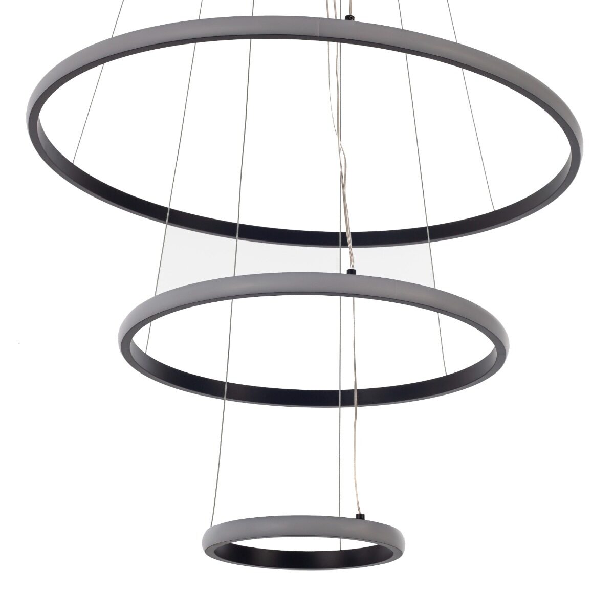 Artekko Artekko Aluminum Φωτιστικό Οροφής LED Μαύρο (60x60x50)cm 20w 3000K 023-3372
