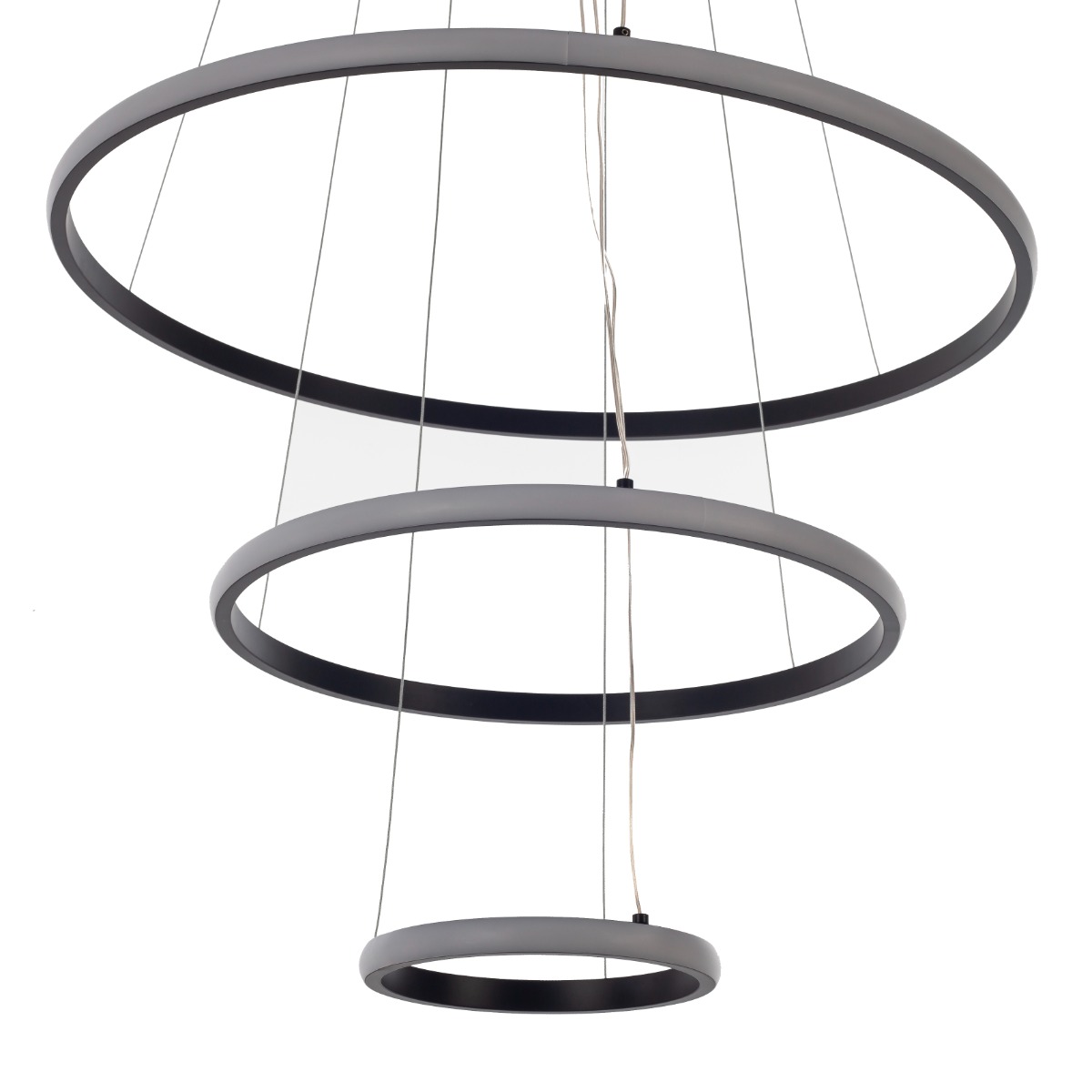 Artekko Artekko Aluminum Φωτιστικό Οροφής LED Μαύρο (60x60x50)cm 20w 3000K 023-3372