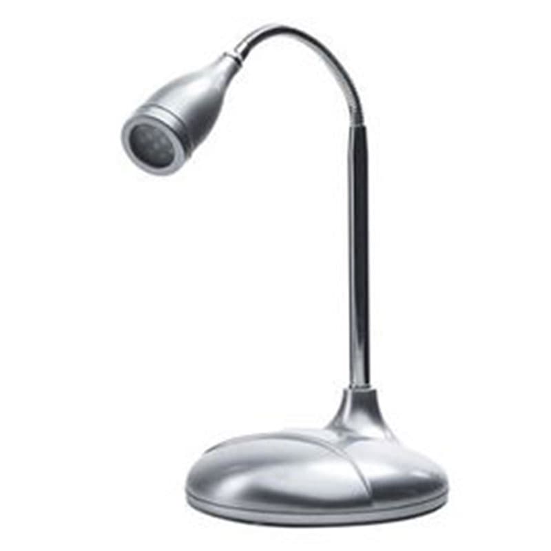 Artekko Artekko Harvey Φωτιστικό Γραφείου LED Μεταλλικό Ασημί 35cm 024-0036