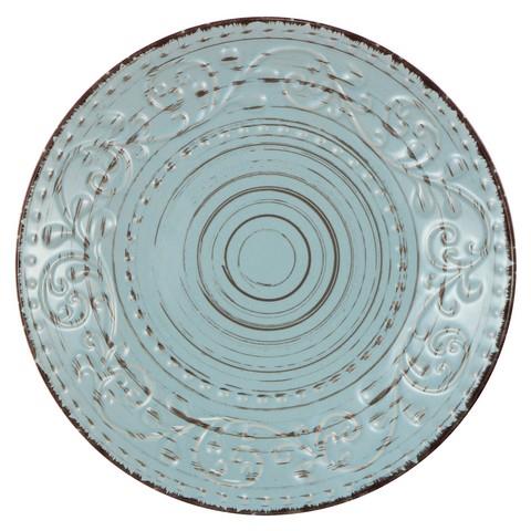 Artekko Artekko Rustic Aqua  Πιάτο Φαγητού Κεραμικό Γαλάζιο (27,94x27.94x3.1)cm 0275-AQUA