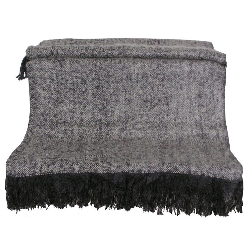 Artekko Artekko Κουβερτάκι με γκρι κρόσσι (130x150)cm 110-2009