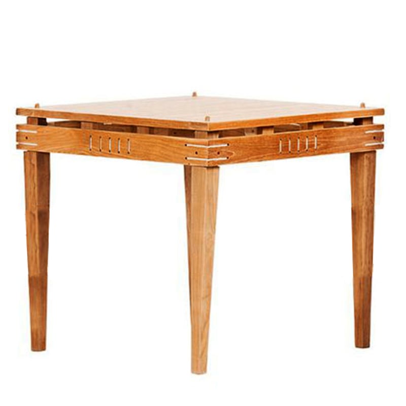 Artekko Artekko Teak Ξύλινο Τετράγωνο Τραπέζι Κουζίνας (80x80x75) 183-5008