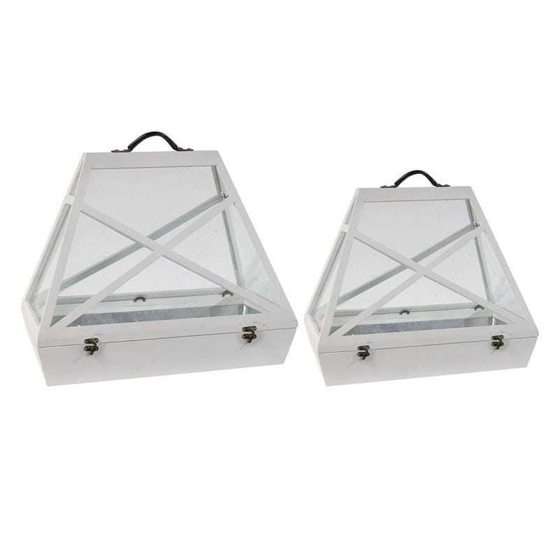 Artekko Artekko Low Ξύλινα Θερμοκήπια Σετ 2 Τεμαχίων 200-3214