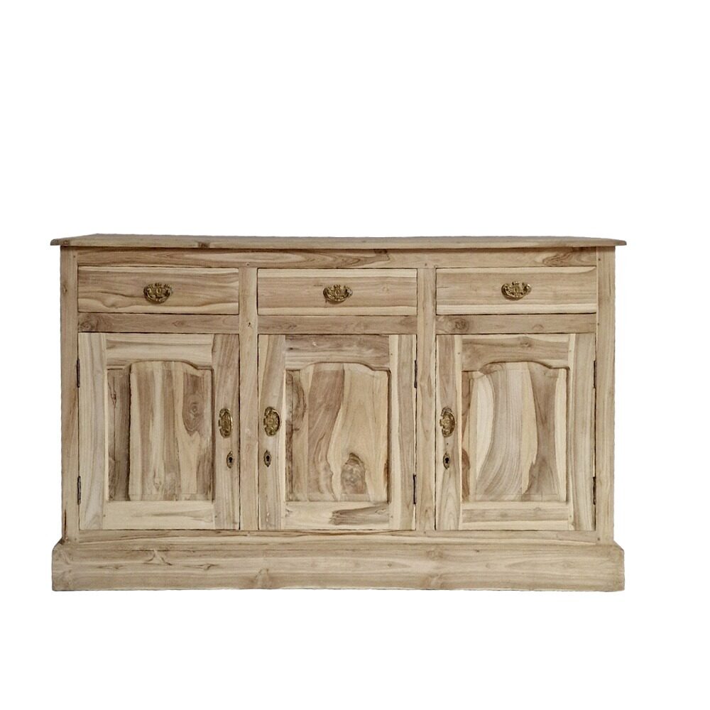 Artekko Artekko Munggur Ξύλινος Μπουφές σε Ανοιχτό Καφέ (150x45x90)cm 201-0472