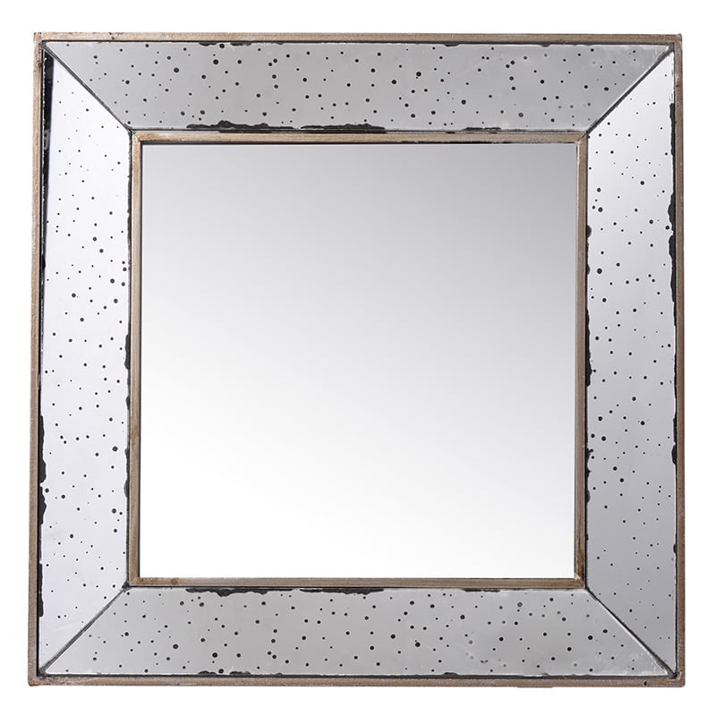 Artekko Artekko Dorthea MDF Καθρέφτης Τοίχου (46x46x3.5)cm 30072