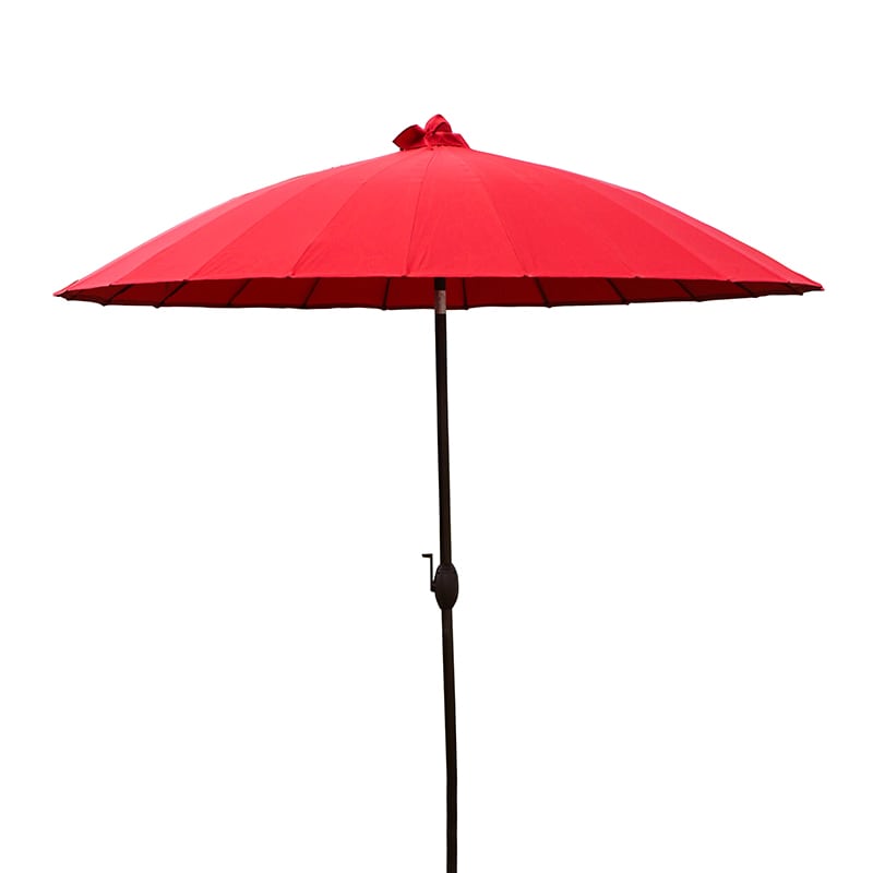 Artekko Artekko Carlisle Μεταλλική Κόκκινη Ομπρέλα Ηλίου (Φ250x240)cm 303-1347