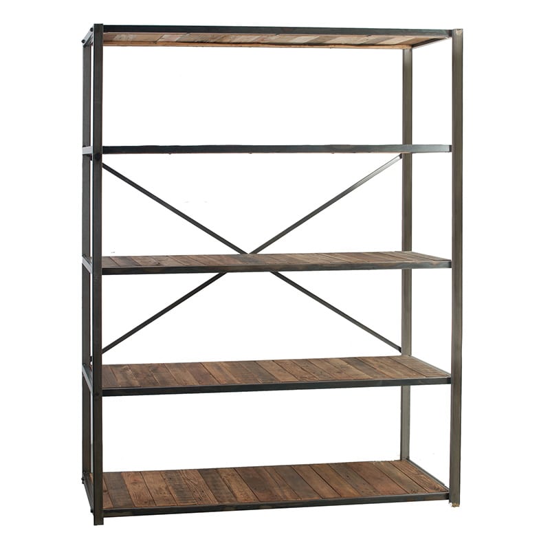 Artekko Artekko Chae Μασίφ Ραφιέρα από Ξύλο Ελάτης (160x47x198)cm 34021