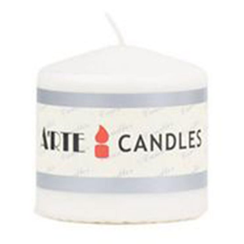Artekko Artekko Candle Κερί Λευκό (8x8x8)cm 343-2008