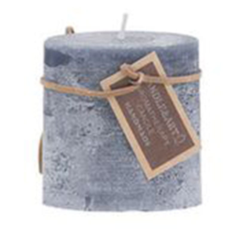 Artekko Artekko Candle Κερί Γκρί (7x7x7)cm 343-2017
