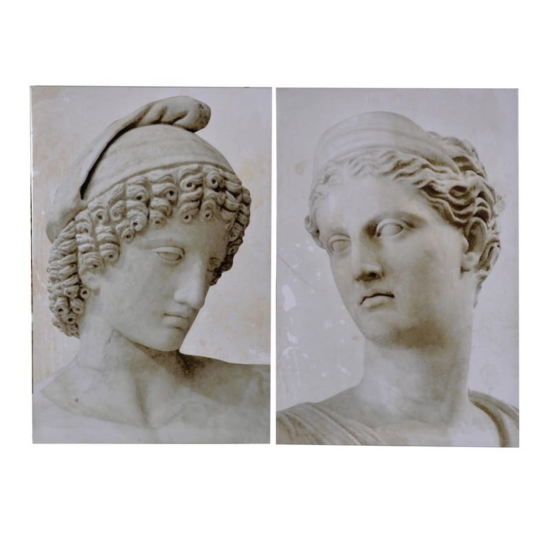 Artekko Artekko Roman Διακοσμητικός Πίνακας Εκτύπωση Σετ 2 Τεμαχίων (80x120)cm 41975