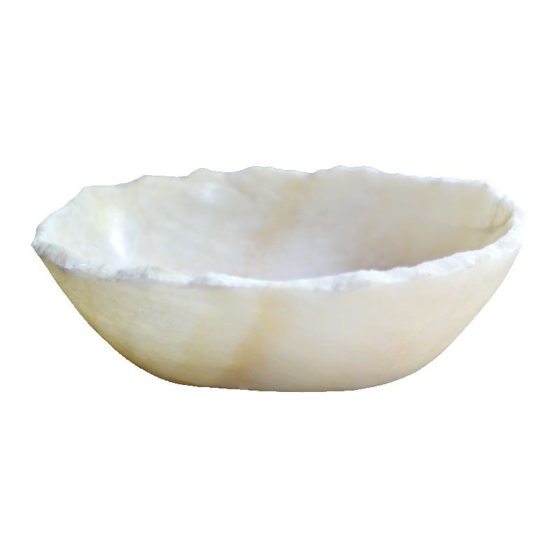 Artekko Artekko Onix Διακοσμητικό Μπολ από Όνυχα Μπεζ (30x36x12)cm 44332