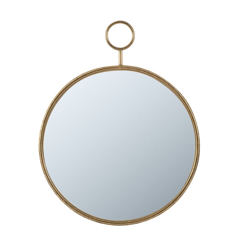 Artekko Artekko Mirror Χρυσός Μεταλλικός Καθρέπτης Τοίχου (57x4.5x72)cm 44408-DS