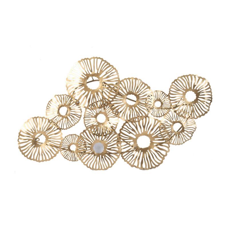 Artekko Artekko Wall Art Διακοσμητικό Τοίχου Μεταλλικό Χρυσό (61x5x107)cm 44572