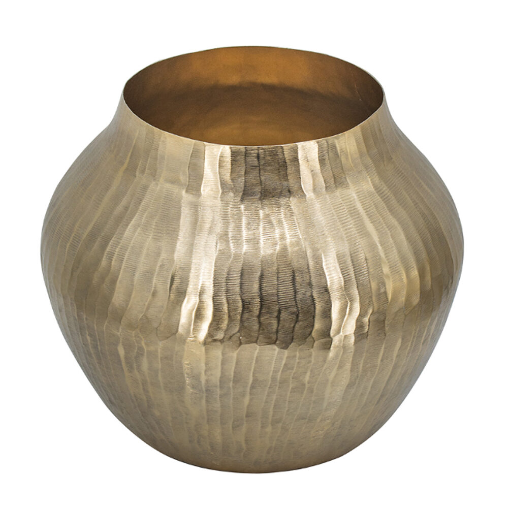 Artekko Artekko Trophy Διακοσμητικό Μεταλλικό Χρυσό Δοχείο (34x34x29)cm 45010