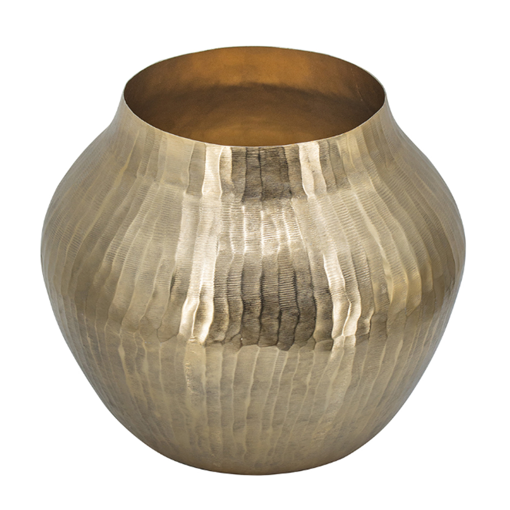 Artekko Artekko Trophy Διακοσμητικό Μεταλλικό Χρυσό Δοχείο (34x34x29)cm 45010