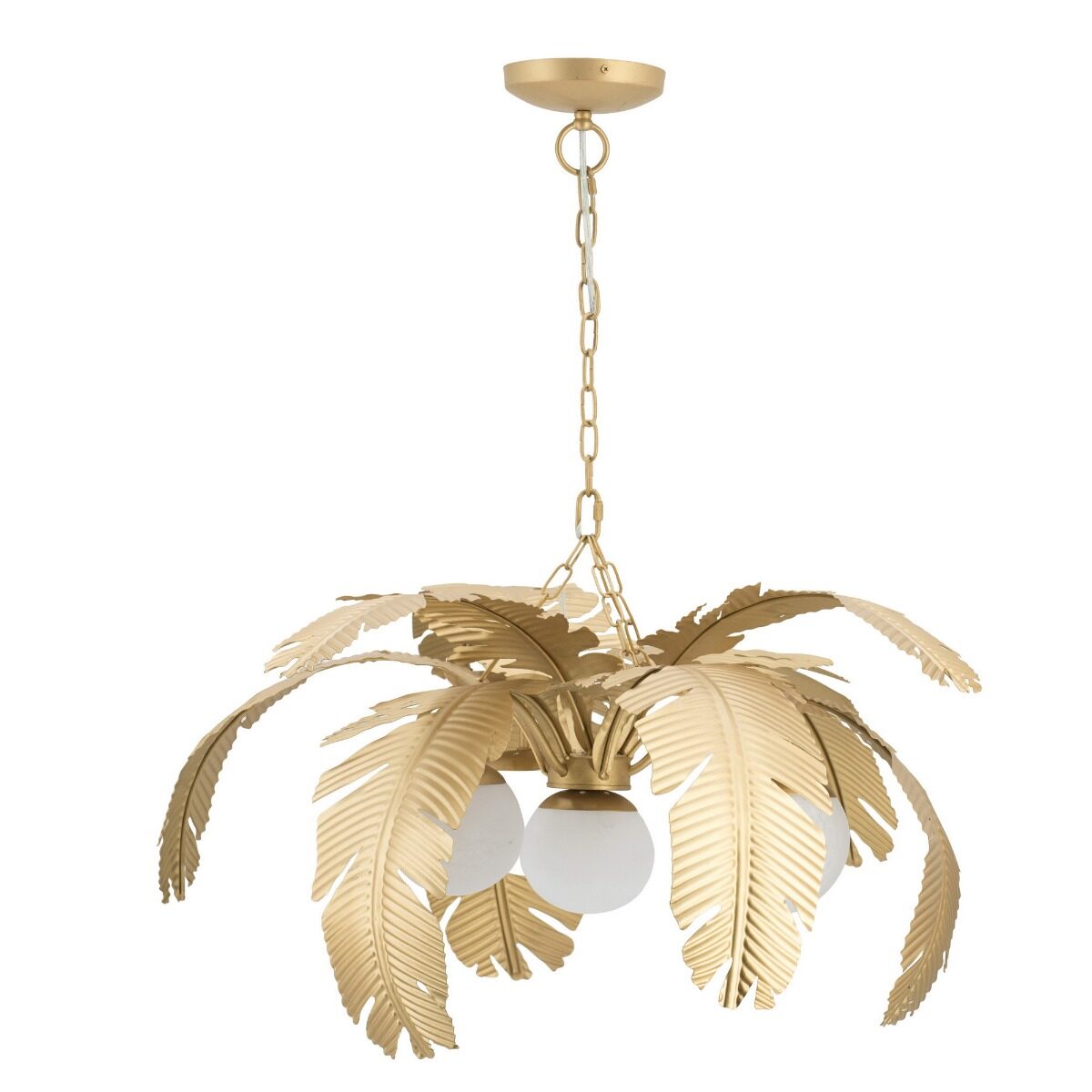 Artekko Artekko Palm Φωτιστικό Οροφής Μεταλλικό Χρυσό (83x73x49)cm 45805CE