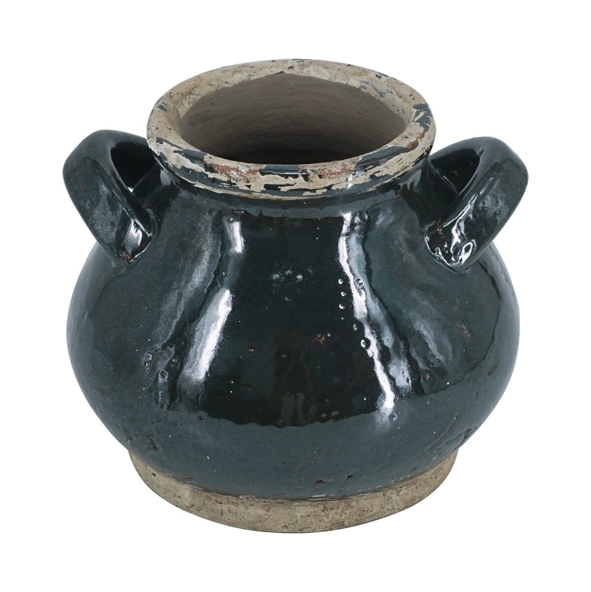 Artekko Artekko Antique Πράσινο Βάζο από Τερακότα (20x20x17)cm 460267