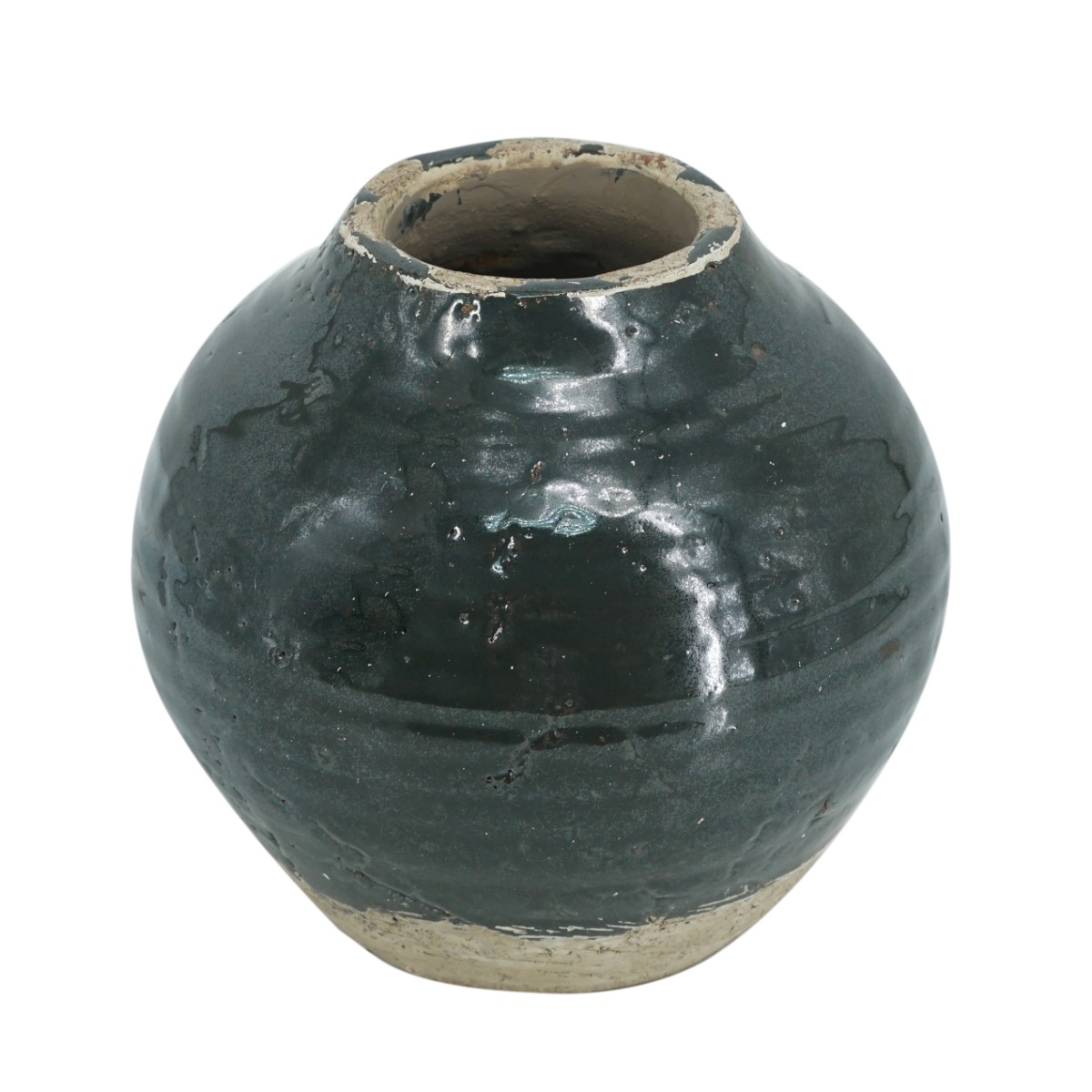 Artekko Artekko Antique Πράσινο Βάζο από Τερακότα (20.5x20.5x19)cm 460271