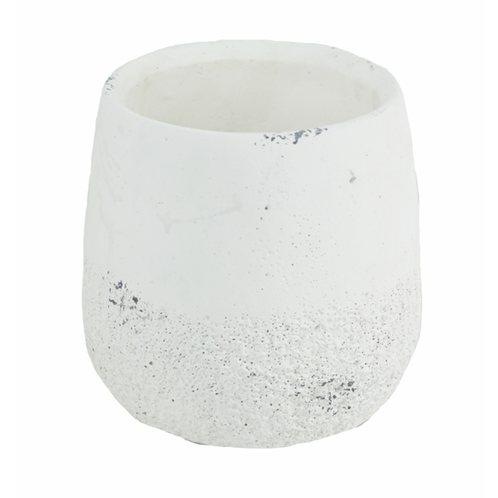 Artekko Artekko Cement Βάζο Κασπώ Τσιμεντένιο Λευκό (13x13x13)cm 460289