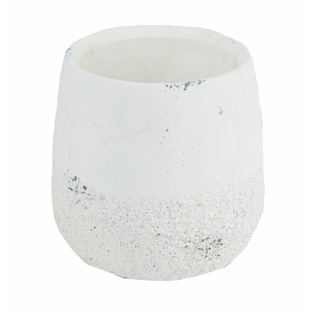 Artekko Artekko Cement Βάζο Κασπώ Τσιμεντένιο Λευκό (13x13x13)cm 460289
