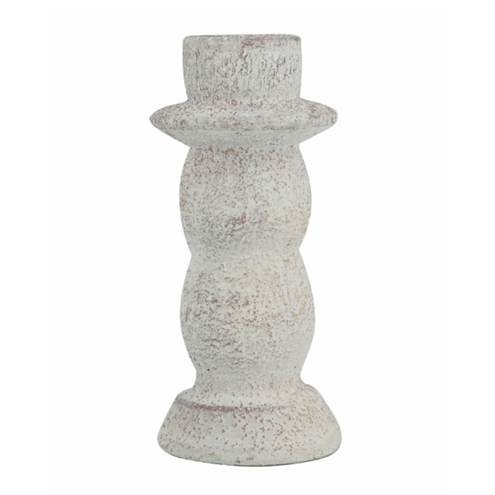 Artekko Artekko Cement Κηροπήγιο Τσιμεντένιο Λευκό (7.5x7.5x16.5)cm 460295