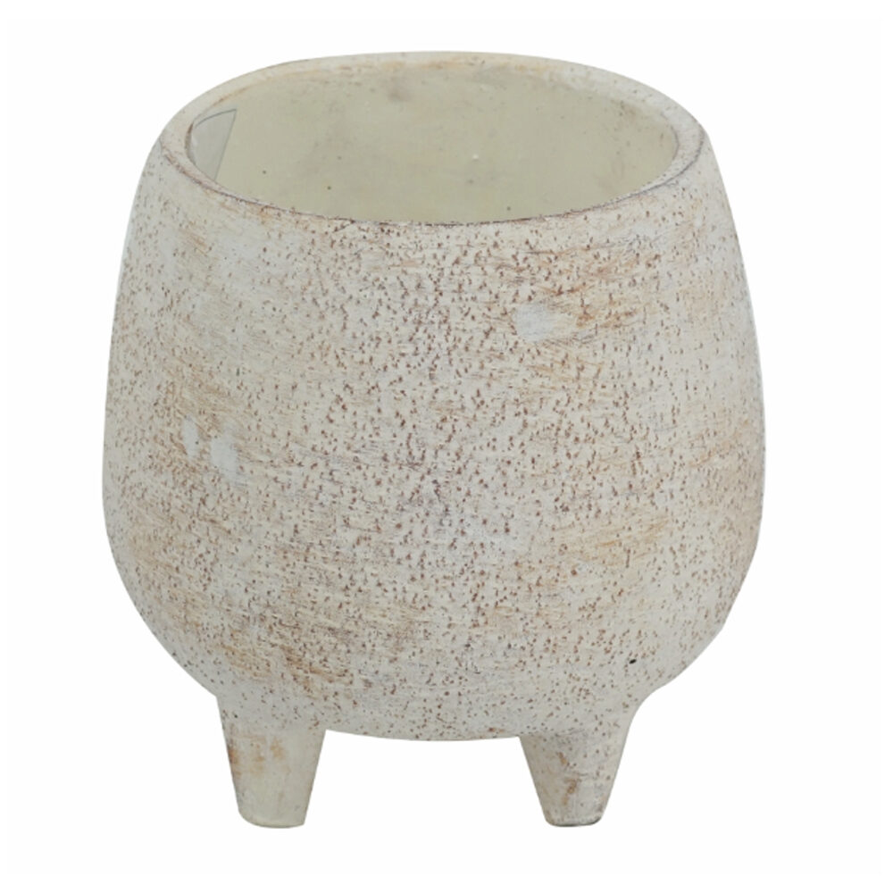 Artekko Artekko Cement Βάζο Κασπώ Τσιμεντένιο Λευκό (15.5x15.5x16)cm 460297