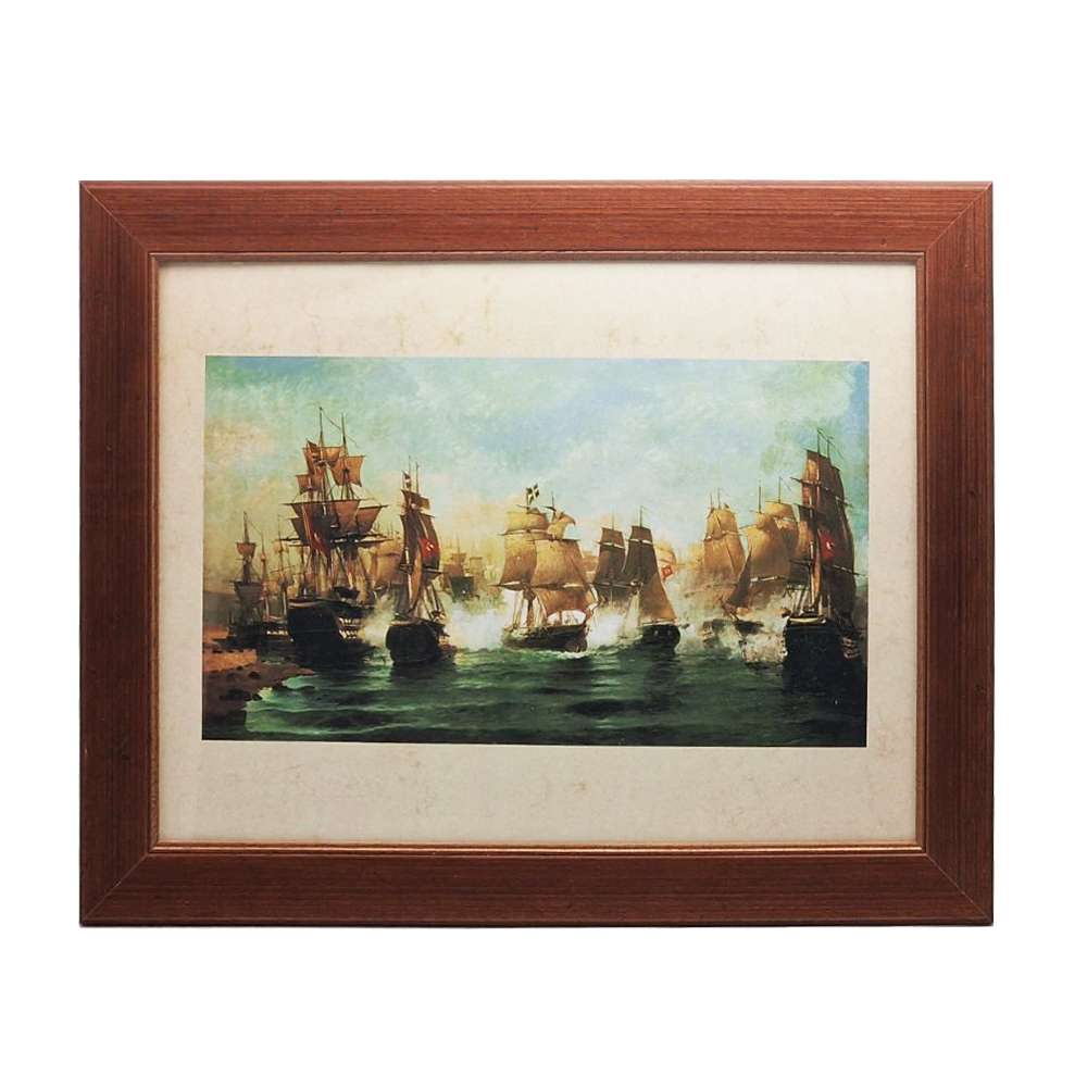 Artekko Artekko Artwork Κάδρο Ναυμαχία της Ναυπάκτου (47x37x2)cm 476-0033