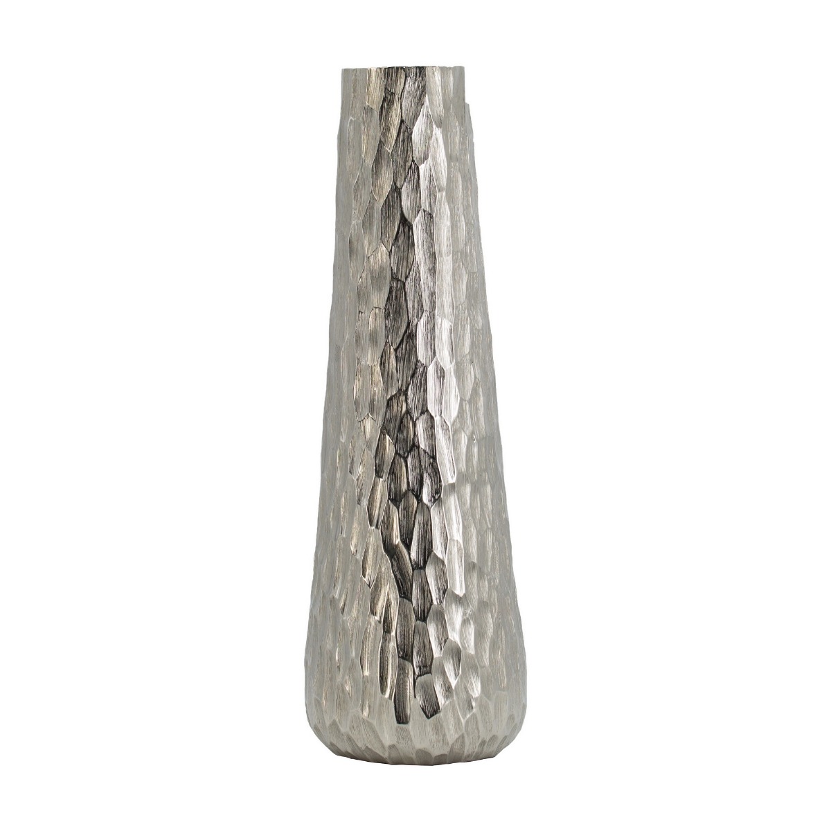 Artekko Artekko Trophy Ασημί Μεταλλικό Διακοσμητικό Βάζο (16x16x49)cm 48505