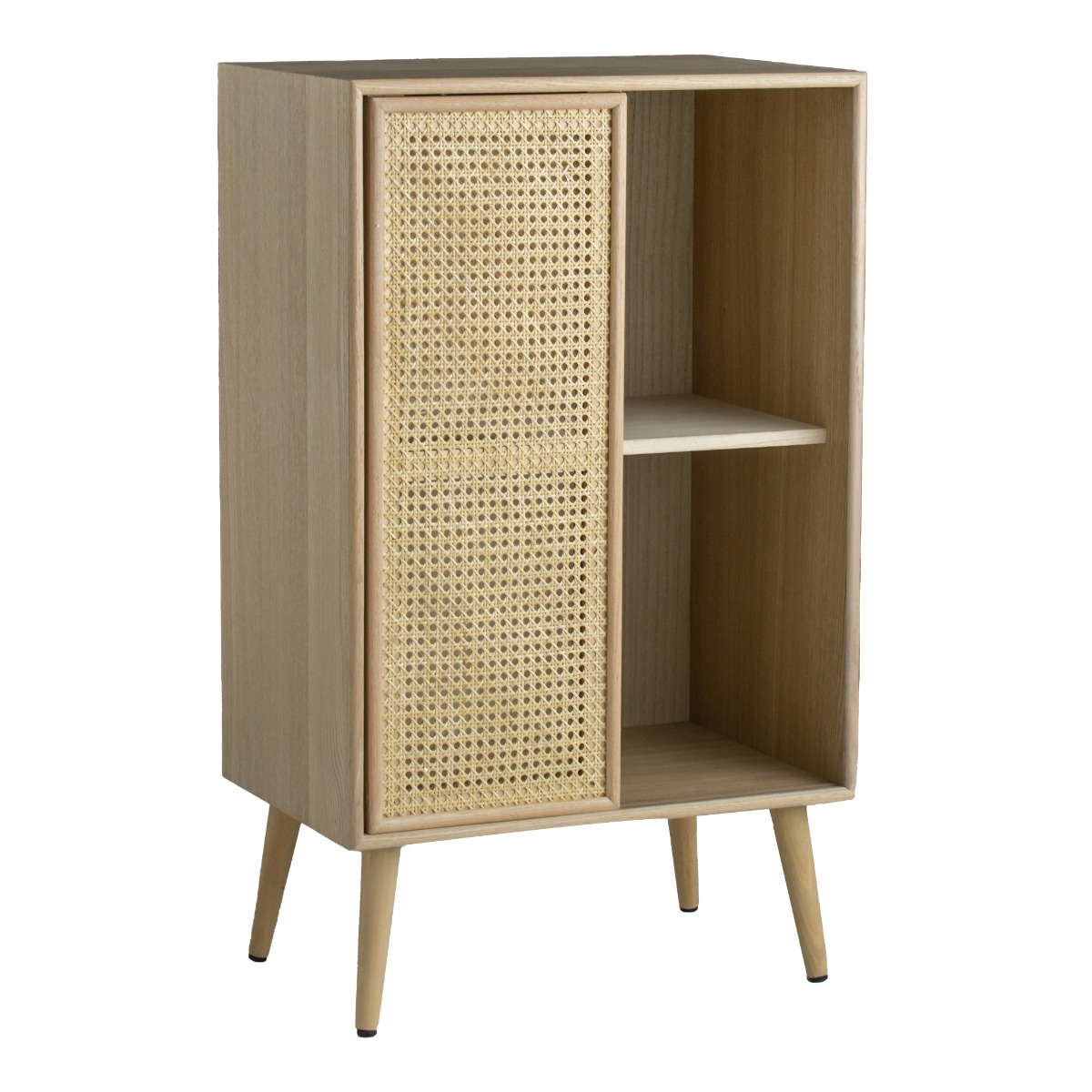 Artekko Artekko Cons MDF Μπουφές με Ψάθα σε Φυσική Απόχρωση 48601