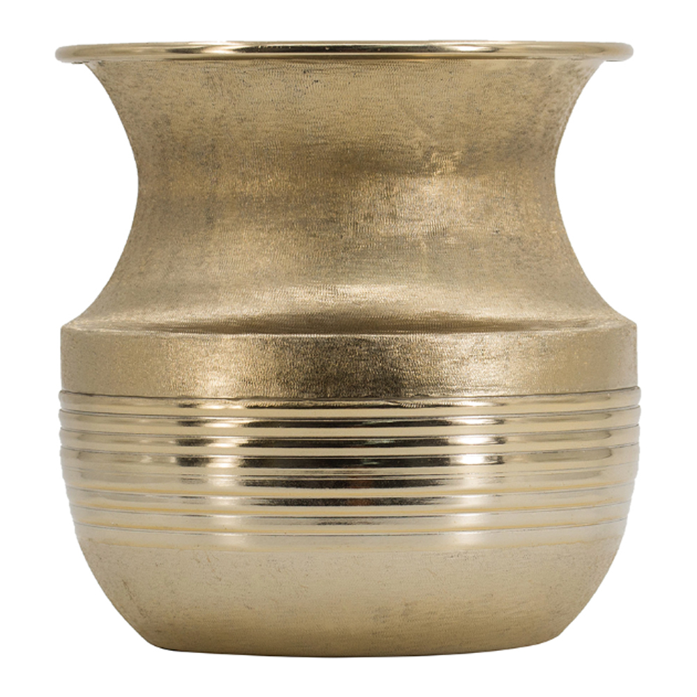 Artekko Artekko Trophy Χρυσό Μεταλλικό Διακοσμητικό Δοχείο Κασπώ (21.5x21.5x22.5)cm 48646