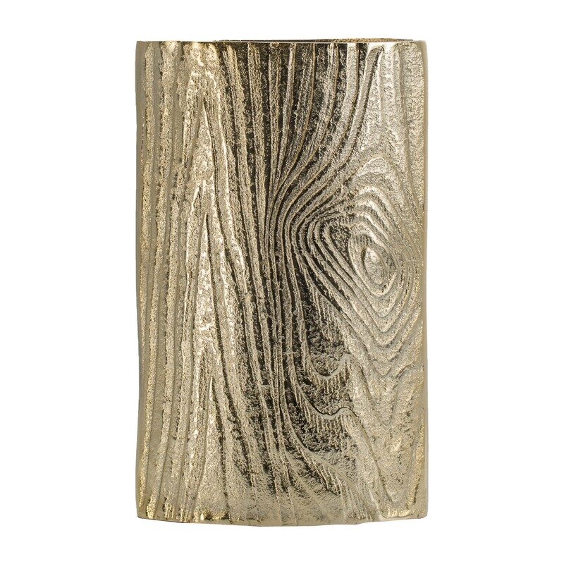 Artekko Artekko Zebra Διακοσμητικό Βάζο Μέταλλο Χρυσό (15.5x6.5x25)cm 48659