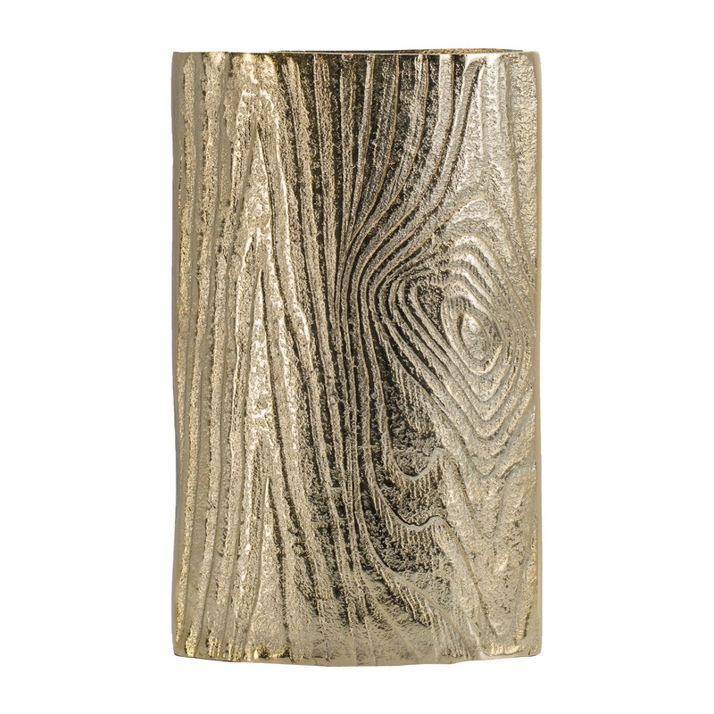 Artekko Artekko Zebra Διακοσμητικό Βάζο Μέταλλο Χρυσό (15.5x6.5x25)cm 48659