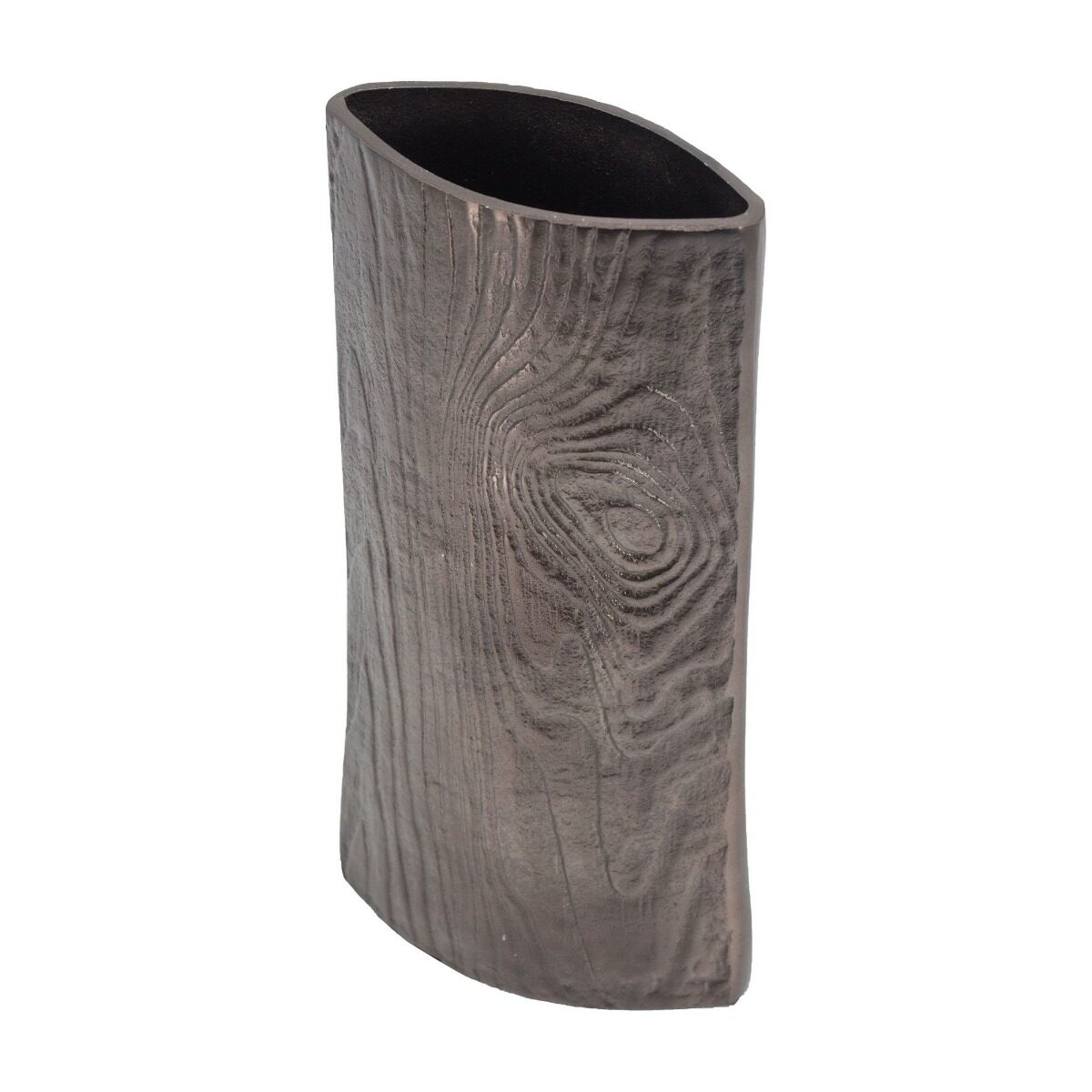 Artekko Artekko Zebra Γκρι Μεταλλικό Βάζο (15.5x7x31)cm 48660