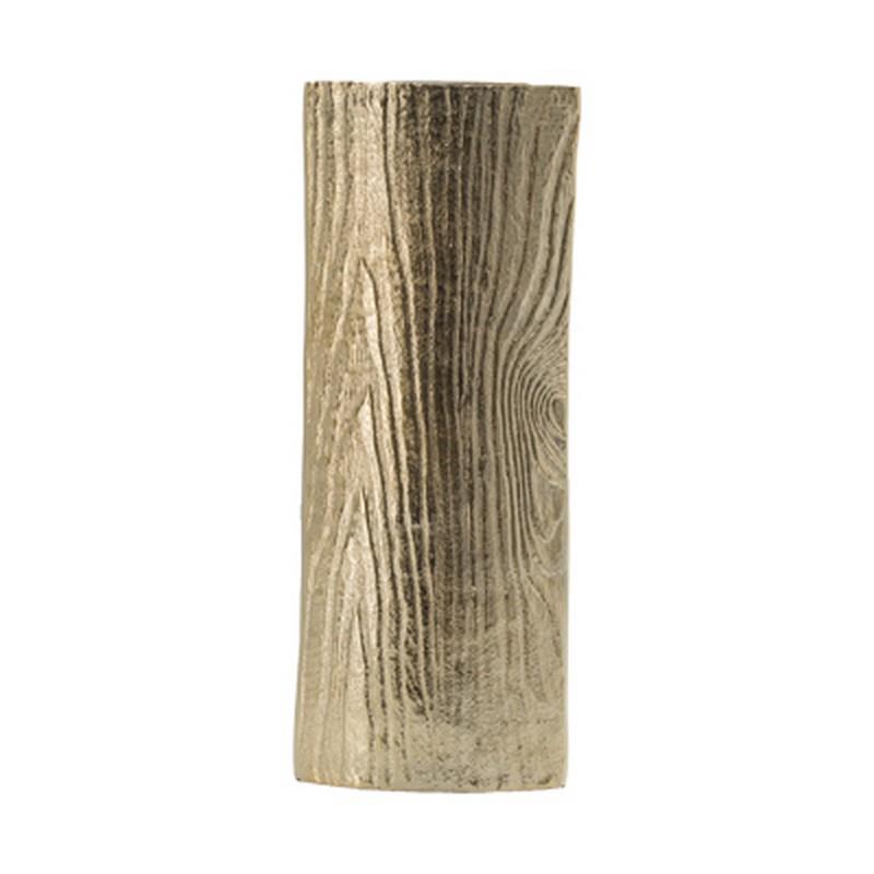 Artekko Artekko Zebra Χρυσό Μεταλλικό Βάζο (15.5x7x39)cm 48661