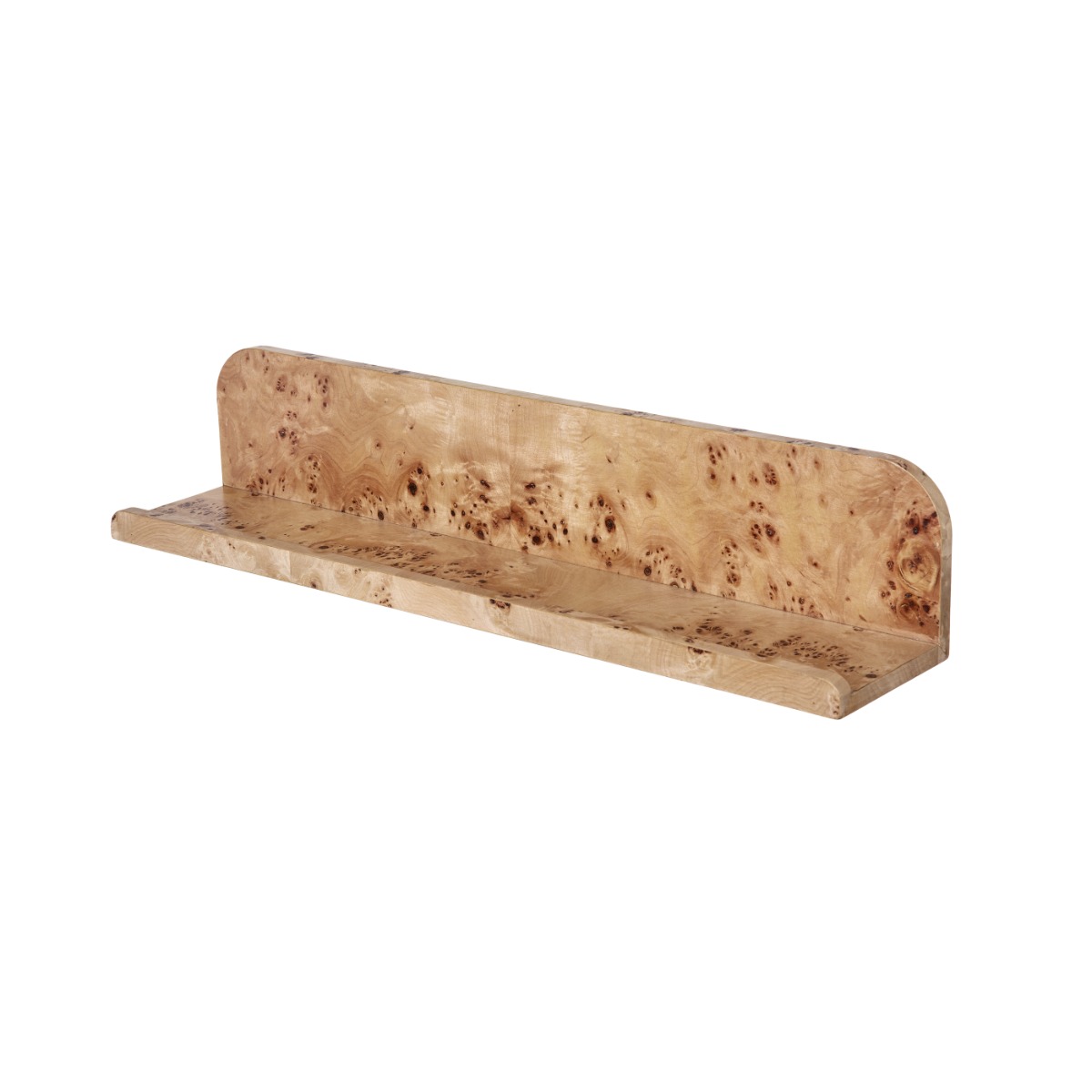 Artekko Artekko Burl Ράφι Επιτοίχιο MDF Φυσική Απόχρωση (60x12x12)cm 49645