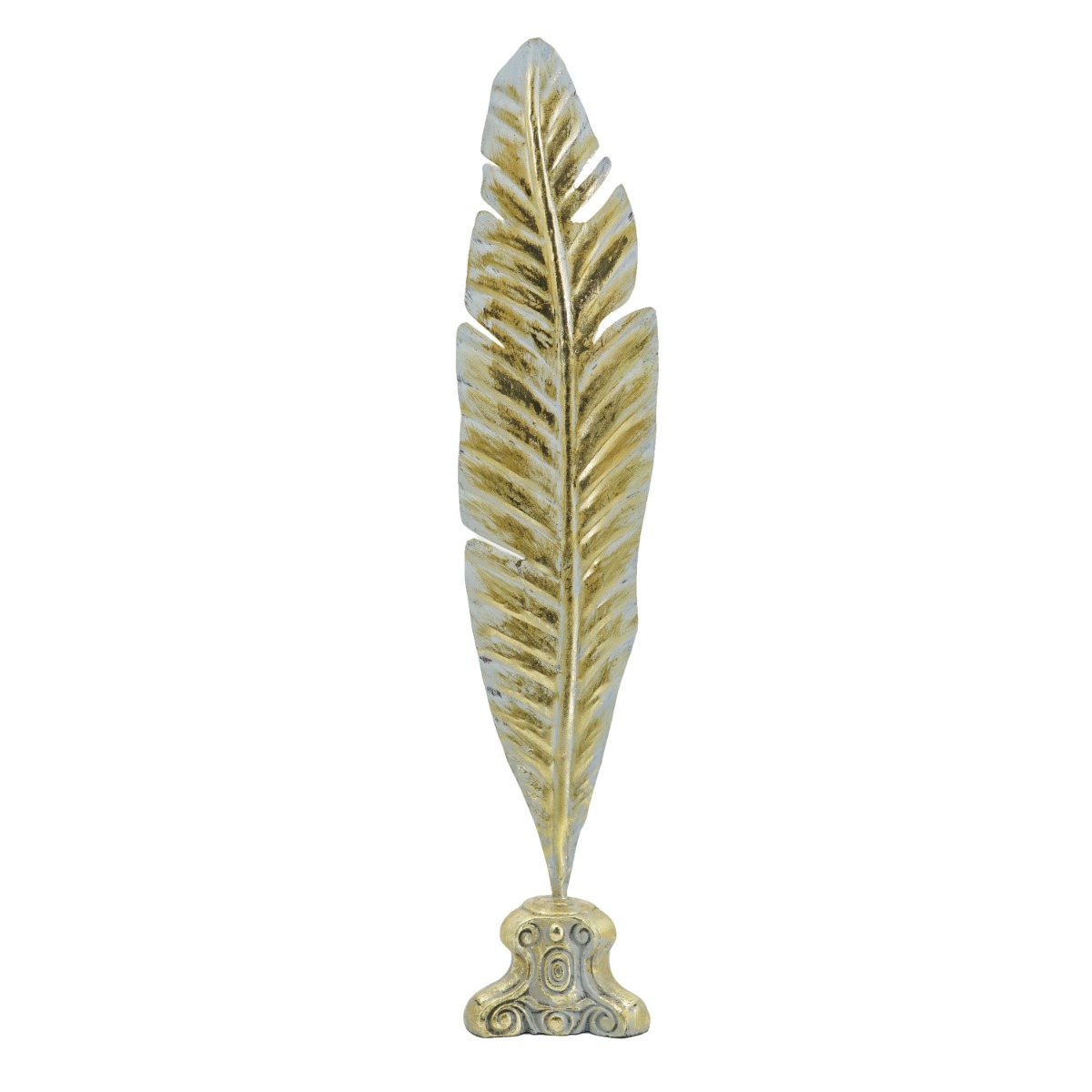 Artekko Artekko Leaf Χρυσό Μεταλλικό Επιτραπέζιο Διακοσμητικό Φύλλο (12.7x11.4x67.3)cm 49669
