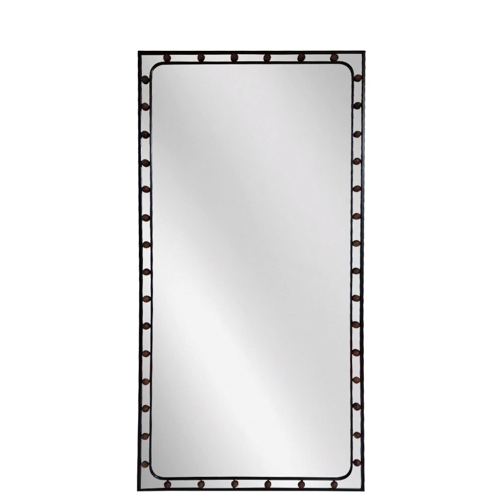 Artekko Artekko Dia Μαύρος Μεταλλικός Καθρέπτης Τοίχου (75x3x160)cm 661-2012