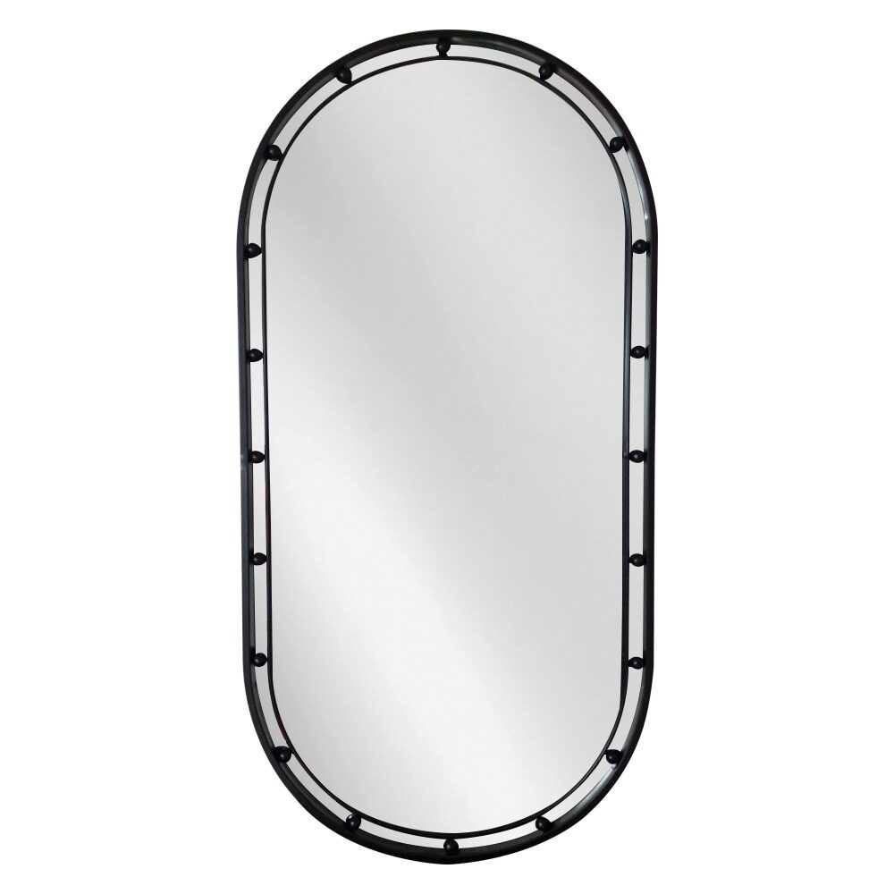 Artekko Artekko Dia Μαύρος Μεταλλικός Καθρέπτης Τοίχου (50x3.5x100)cm 661-2014-BLACK