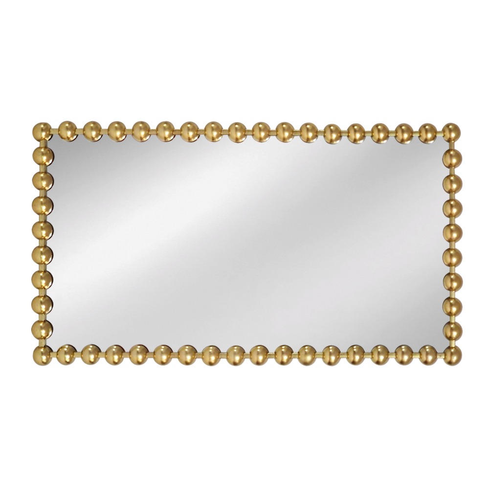 Artekko Artekko Dia Χρυσός Μεταλλικός Καθρέπτης Τοίχου (60x4.5x110)cm 661-2016H-GOLD