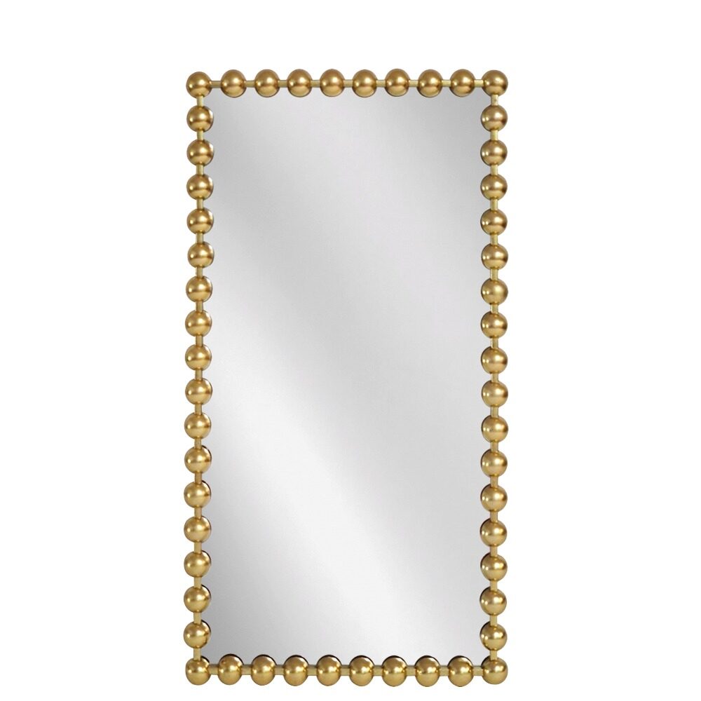 Artekko Artekko Dia Χρυσός Μεταλλικός Καθρέπτης Τοίχου (70x4.5x130)cm 661-2017-GOLD