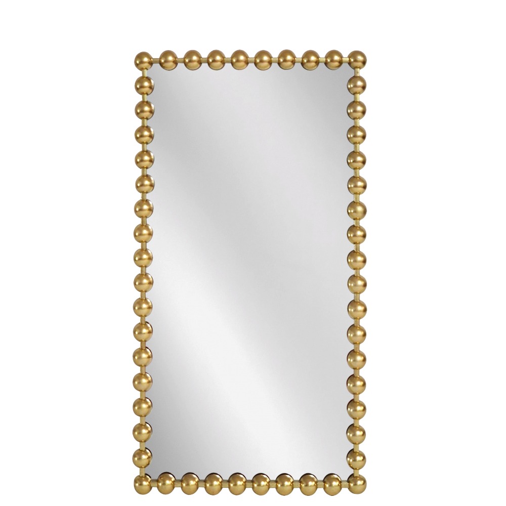 Artekko Artekko Dia Χρυσός Μεταλλικός Καθρέπτης Τοίχου (70x4.5x130)cm 661-2017-GOLD