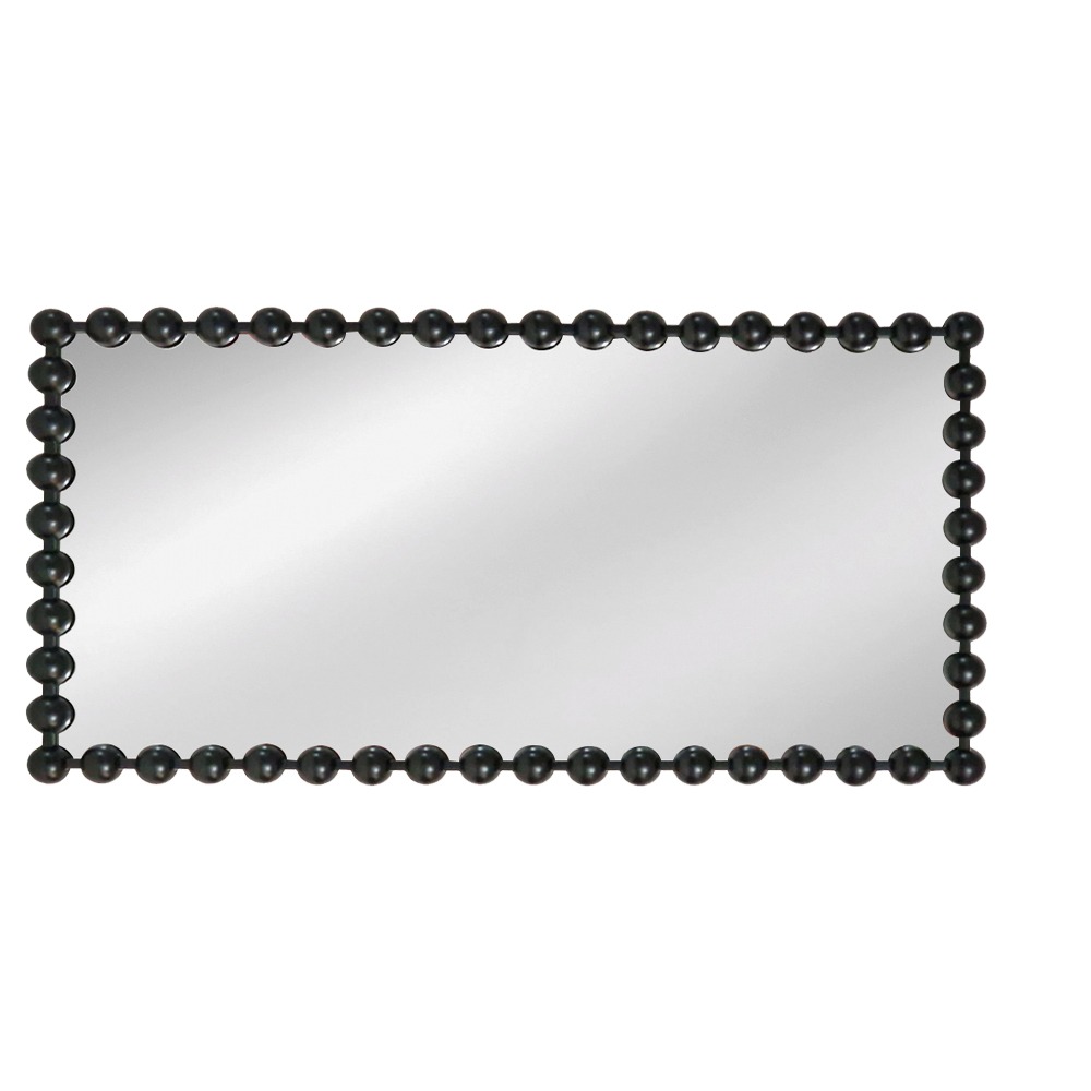 Artekko Artekko Dia Μαύρος Μεταλλικός Καθρέπτης Τοίχου (70x4.5x130)cm 661-2017H-BLACK
