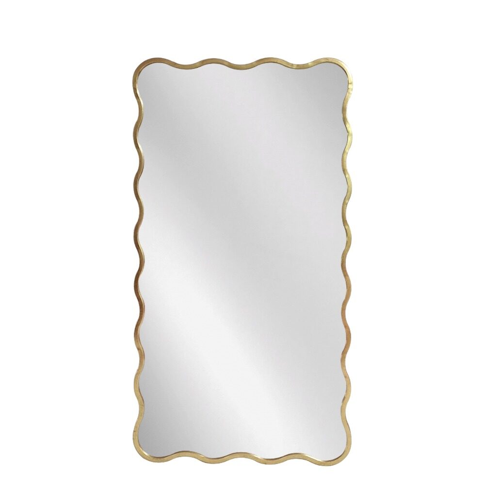 Artekko Artekko Dia Χρυσός Μεταλλικός Καθρέπτης Τοίχου (70x2.5x130)cm 661-2029-GOLD