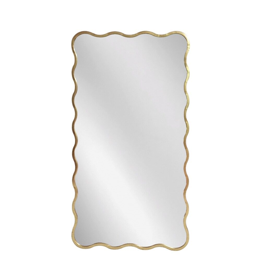 Artekko Artekko Dia Χρυσός Μεταλλικός Καθρέπτης Τοίχου (75x2.5x160)cm 661-2030-GOLD