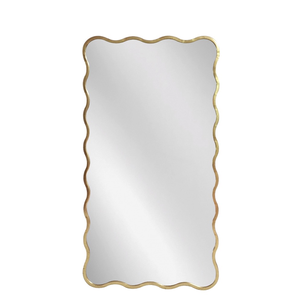 Artekko Artekko Dia Χρυσός Μεταλλικός Καθρέπτης Τοίχου (75x2.5x160)cm 661-2030-GOLD