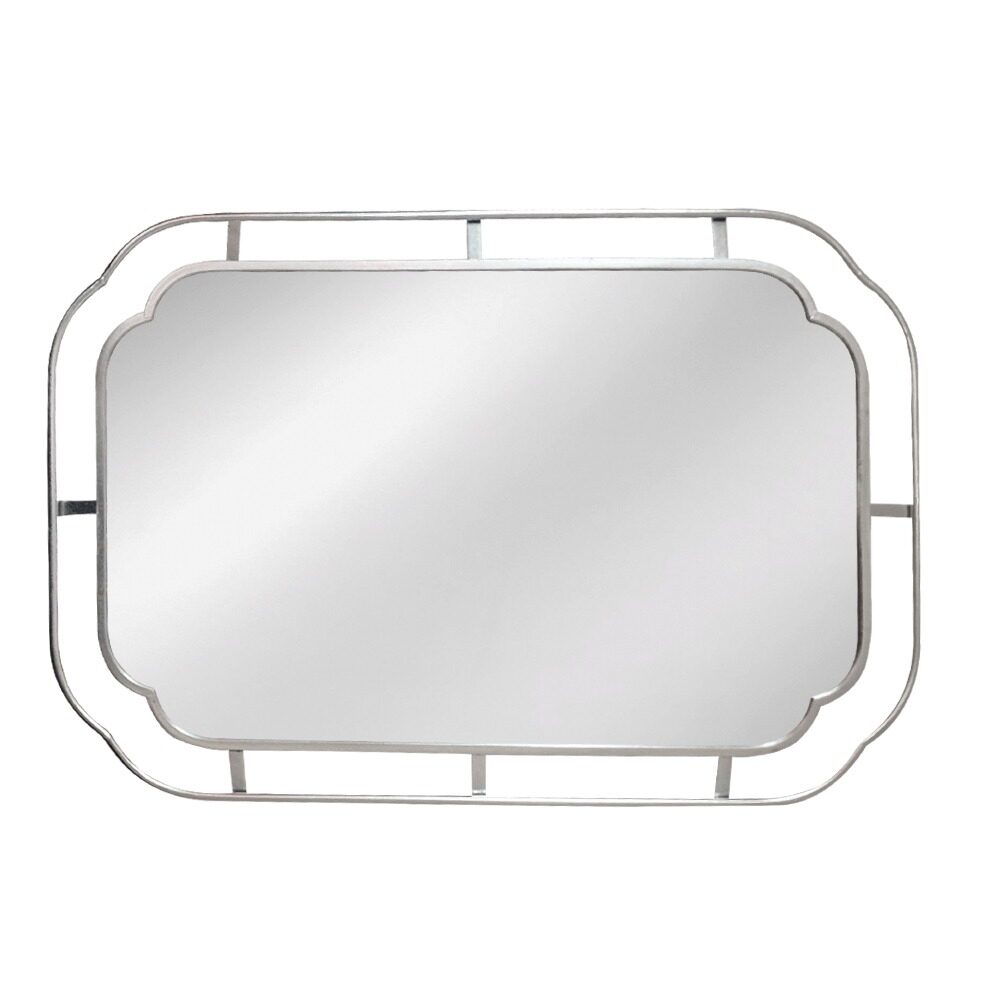 Artekko Artekko Dia Ασημί Μεταλλικός Καθρέπτης Τοίχου (60x2x90)cm 661-2032H-SILVER