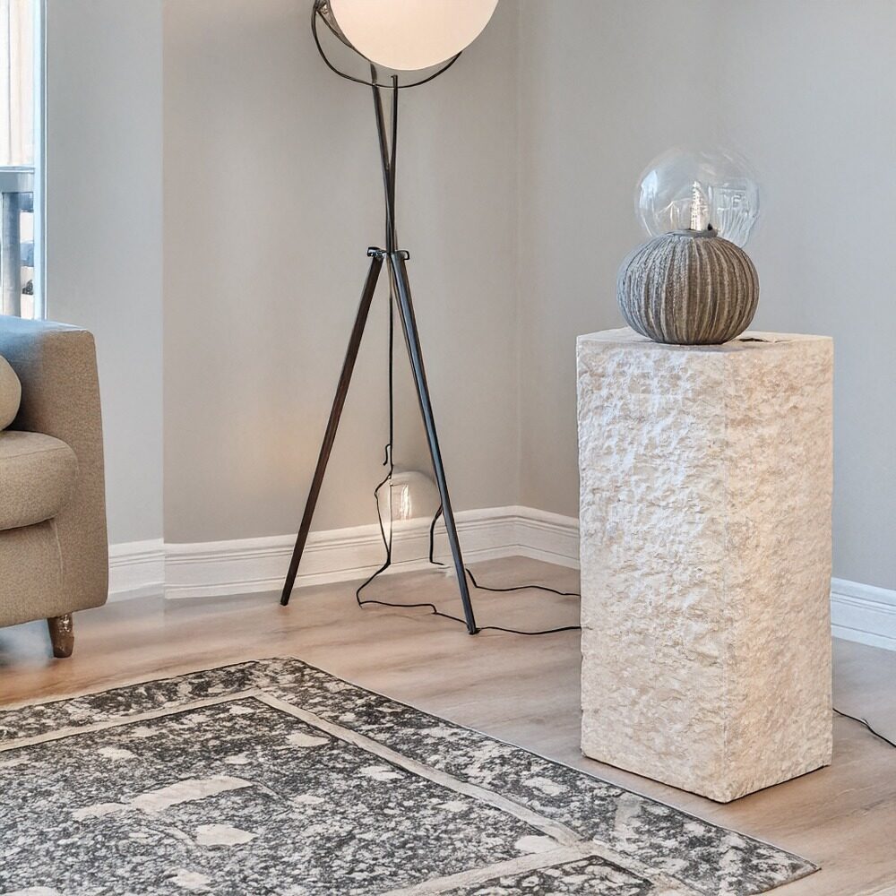 Artekko Artekko Solid Μπεζ Κίονας Ανθοστήλη από Terrazzo (35x35x90)cm 667-4058